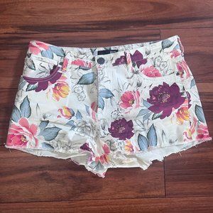 Kut From The Kloth Jane High Rise Short (Floral, Size 8)